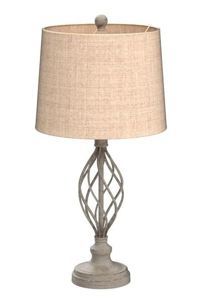 Taimi Modern Industrial Cream Sand Iron Table Lamp for Bedroom, Living Room, Home, Office, Hallway