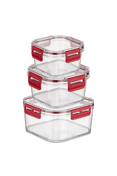 Narnuga 3-Pack Silicone Seal with Sturdy Stackable Leak Proof Cap - Mct8730-3921