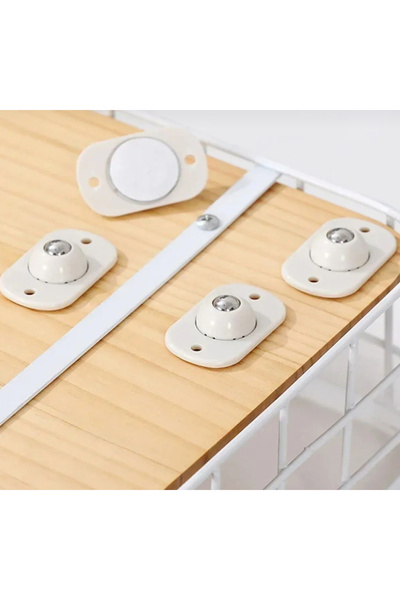 Snow Homs Bilyeli Eşya Kaydırma Aparatı 4 Lü Set 360 Derece Evrensel Döner Te...