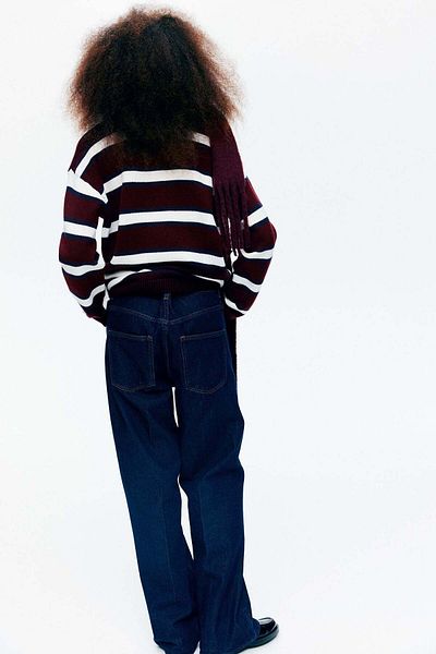 H&M Fine-knit polo shirt