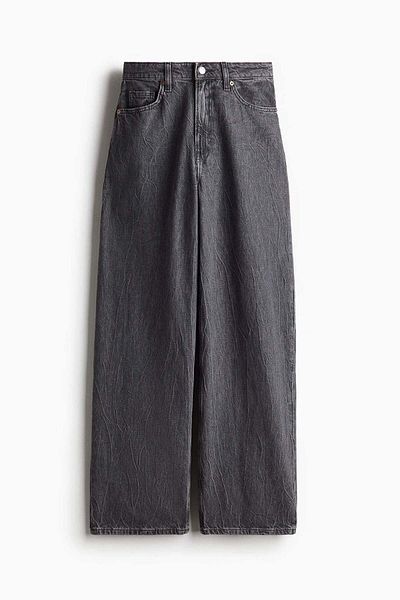 H&M Curvy Fit Baggy High Jeans