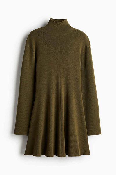 H&M Fine-knit turtleneck dress