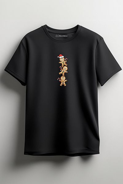 SM Satranç Medya 3-Piece Cookie Light New Year's Unisex T-Shirt