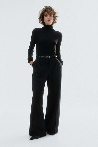 H&M Wide twill trousers