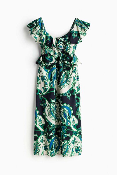 H&M Flounce-trimmed dress