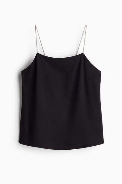 H&M Rhinestone-strap top