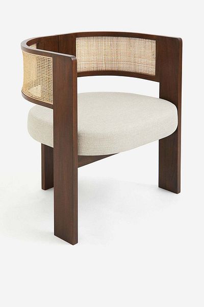 H&M Mahogany lounge chair