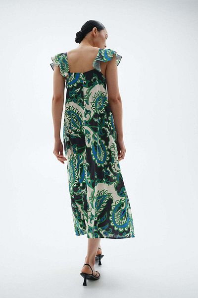 H&M Flounce-trimmed dress
