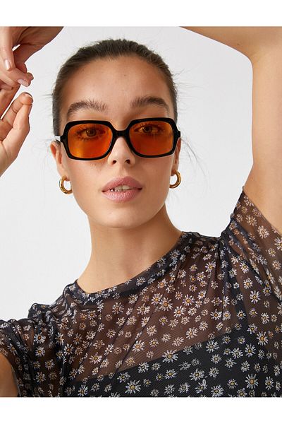 Koton Tricou din tul cu model cu decolteu