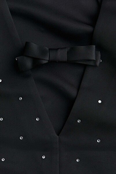 H&M Rhinestone-embellished mini dress