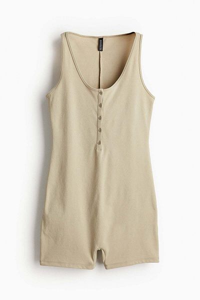 H&M Button-placket unitard