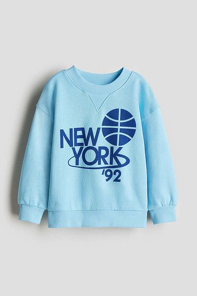 H&M Printed crew-neck sweatshirt