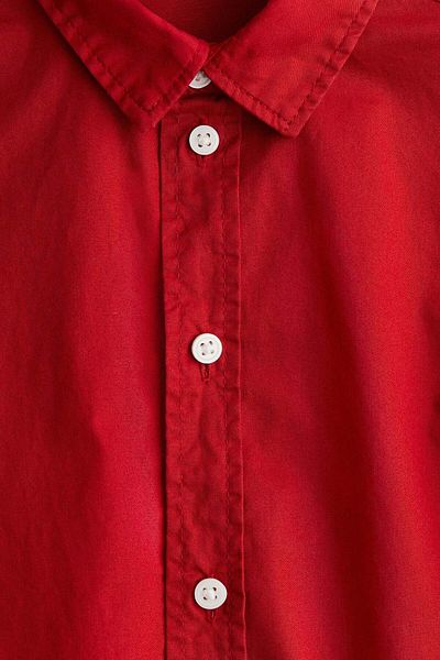 H&M Long-sleeved cotton shirt
