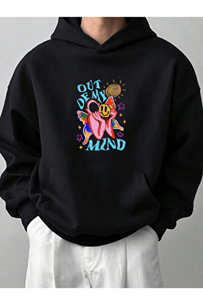 barsdepo سويت شيرت مطبوع من Out Of My Mind 3 خيوط نقطية