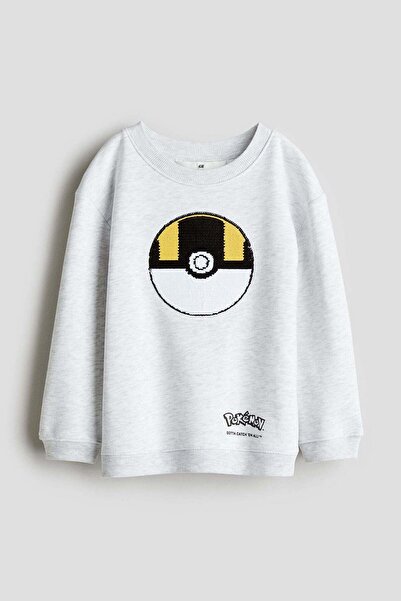 H&M Reversible sequin-motif sweatshirt