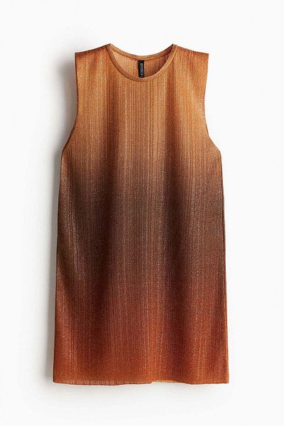 H&M Glittery fine-knit dress