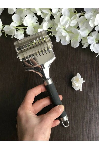 Byanes Erişte Makinesi Makarna Kesici Dilimleyici Kafes Rulo Hamur Kesici Pas...