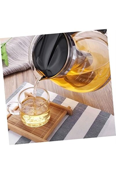 Takaz Global إبريق شاي زجاجي بالضغط الفرنسي سعة 1500 مل مع مصفاة719021