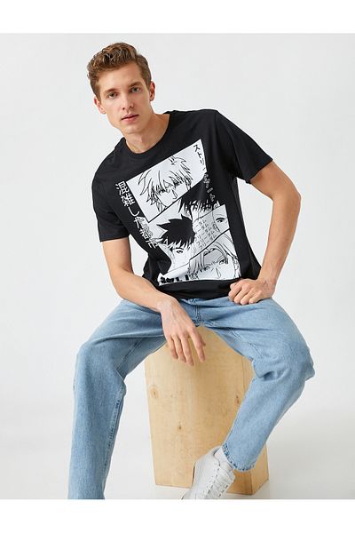 Koton Anime Printed T-Shirt