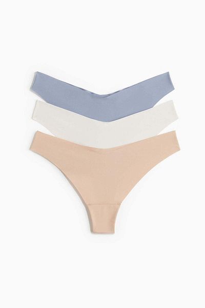 H&M 3-pack invisible thong briefs