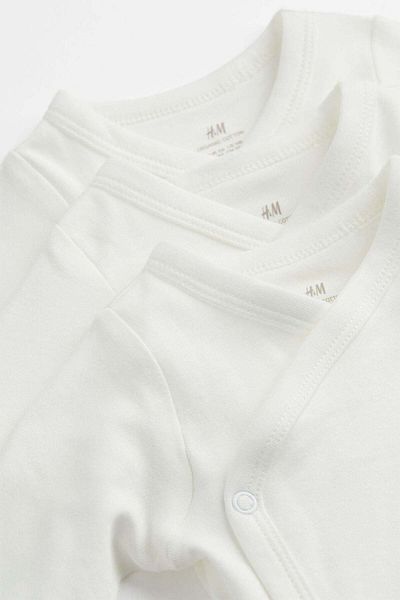 H&M 3-pack Long-sleeved Bodysuits