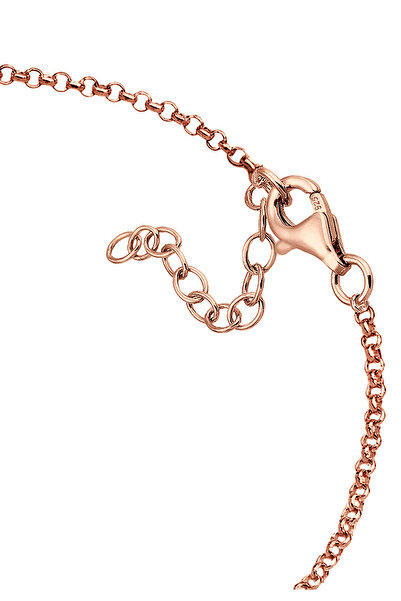 ELLI Dámský náramek s půlměsícem a hvězdou filigrán s měsíčním kamenem ze sterlingového stříbra 925, pozlacený