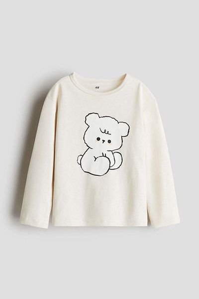 H&M Printed cotton top