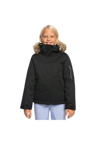 Roxy Girls Snowboard Jacket Meade Girl Jk Black Girls Snowboard Jacket Ergtj03157