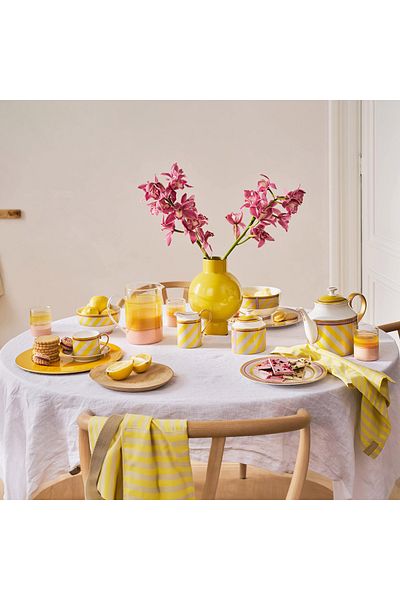 Pip Studio Chique Yellow Porcelain Breakfast Plate 23 cm
