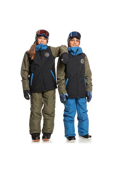 Quiksilver In the Hood Youth Jk Unisex Kids Snowboard Jacket Eqbtj03154