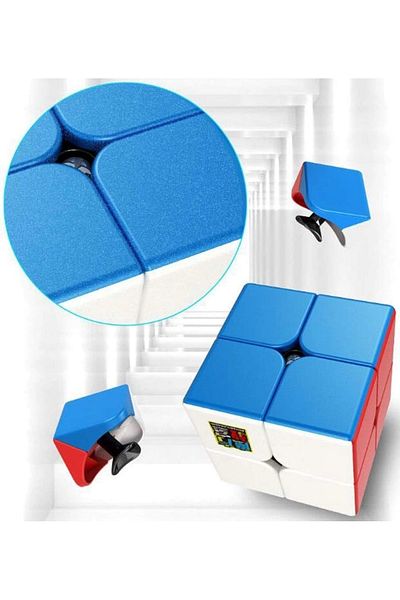 Doğan Oyuncak Dünyası Original moyu meilong 2x2 cube - moyu speed cube - moyu 2x2 intelligence cube - intelligence cube - rubik's cube