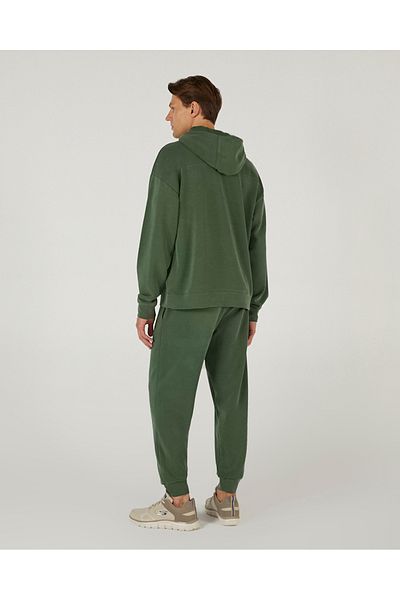 SKECHERS Мъжки суитшърт в цвят каки с меко покритие - M S242156-801