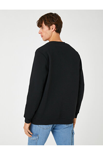 Koton Φούτερ με στάμπα Crew Neck