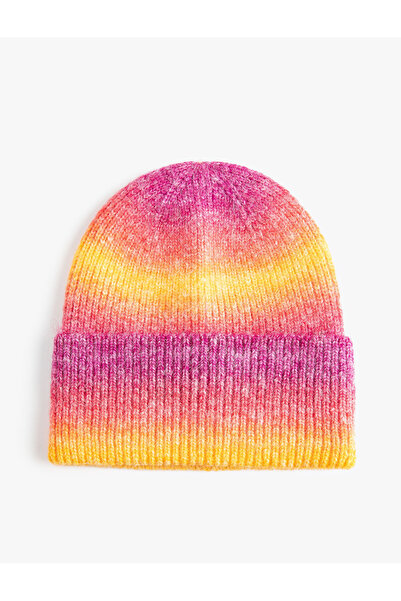 Koton Еластична плетена барета с подгънати краища