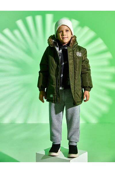 Koton Parka z umělé kožešiny s kapucí