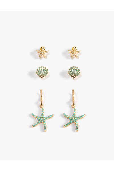 Koton Earring Set with Sea Theme