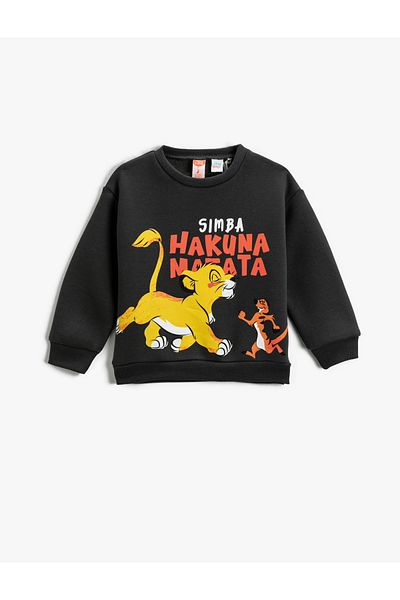 Koton Lion King nyomtatott pulóver Licensed