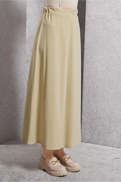 Alvina 60630 Model Elastic Waist Tracksuit Skirt