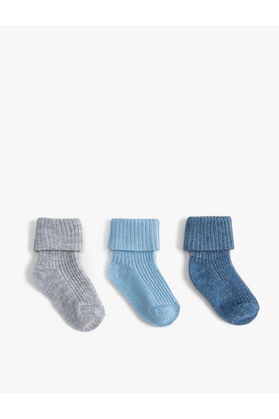 Koton Set of 3 Colorful Socks Cotton