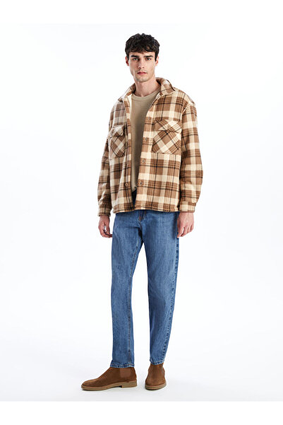 LC Waikiki Ανδρικό καρό μακρυμάνικο μπουφάν XSIDE Casual Fit