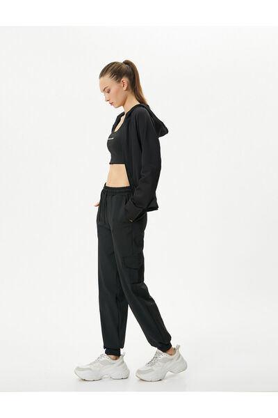 Koton Άνετο φούτερ Cargo Jogger - Με δέσιμο στη μέση και τσέπες