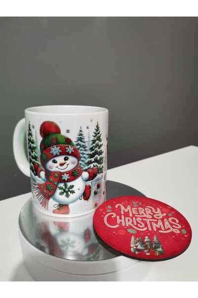 blueshop PORSELEN KUBA BARDAK VE BARDAK ALTLIĞI YILBAŞI  ÖZEL