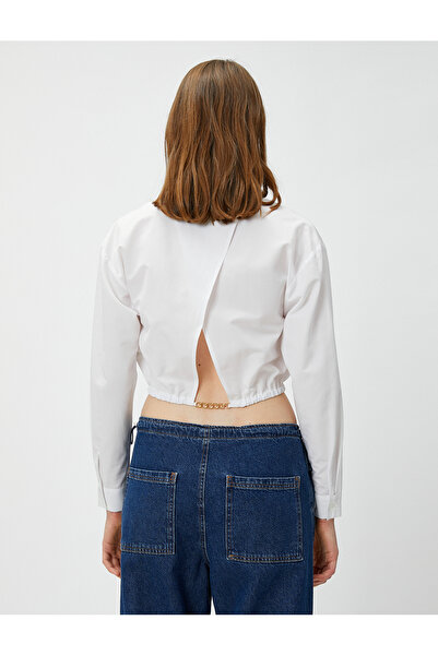 Koton Crop ing hátsó részletekkel és elasztikus derékkal