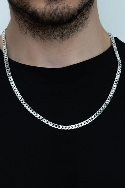 Store Knitted Model Silver Steel Necklace