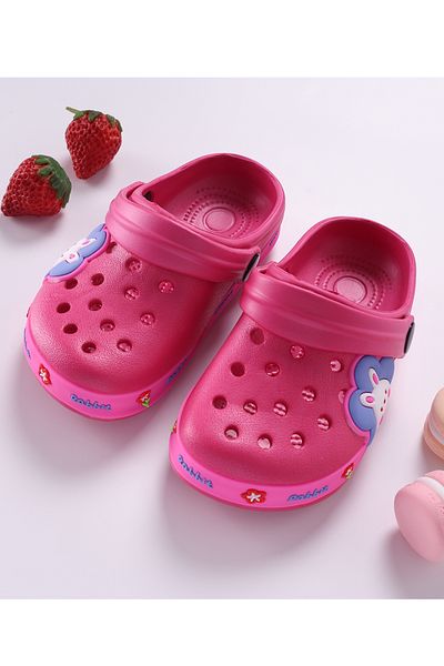 SAPS Bunny Themed Clogs - Pink
