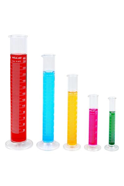 Edulab Dereceli Silindir (10 ml. 1/2 Böl. Cam) Mezur