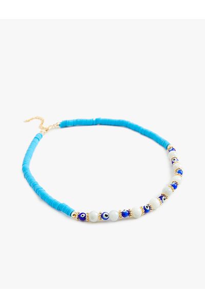 Koton Evil Eye Necklace with Beads