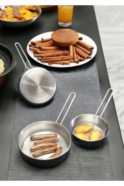 Doğuş Mutfak Stainless Steel 3-piece Sauce Pan Set - Without Base
