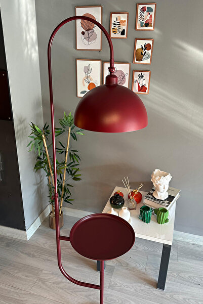 Bamyum Vişne Çürüğü lambader Hareketli Başlık Sehpalı Modern Dekoratif Metal Oturma Odası Çalışma Odası