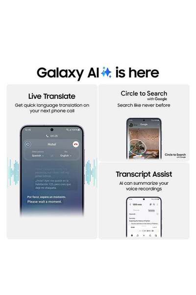 Samsung Galaxy S24 5G |256GB ROM |8GB RAM|Onyx Black|Android 14, One UI 6.1| Processor Exynos 2400